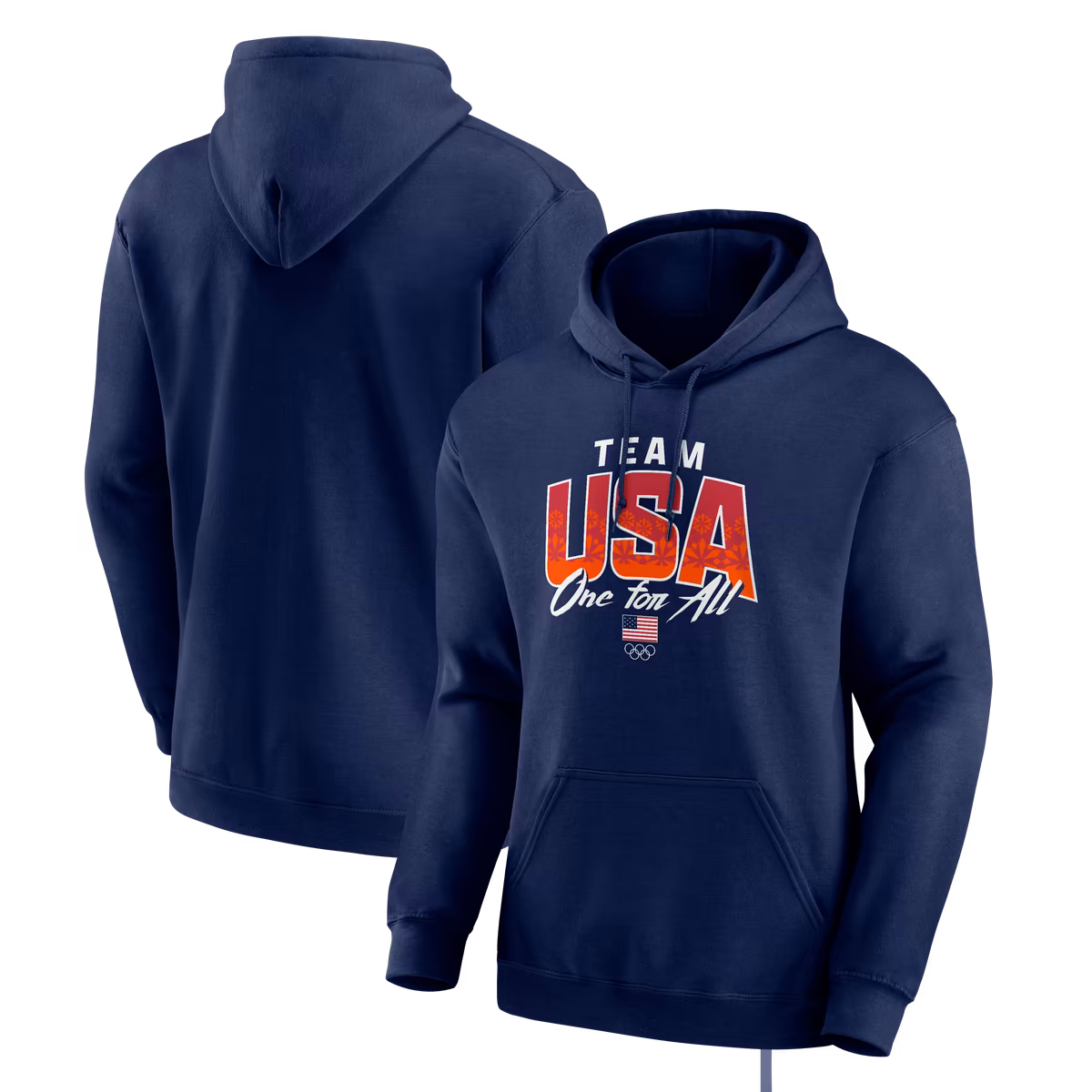 Men's Navy Team USA One For All Hoodie 1 Men's Navy Team USA One For All Hoodie