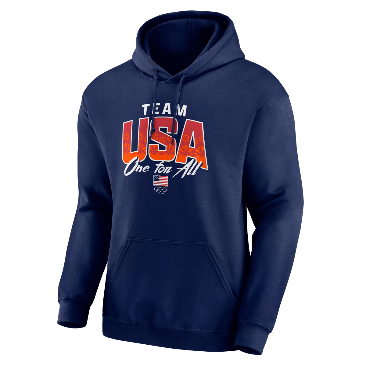 Men's Navy Team USA One For All Hoodie 2 Men's Navy Team USA One For All Hoodie