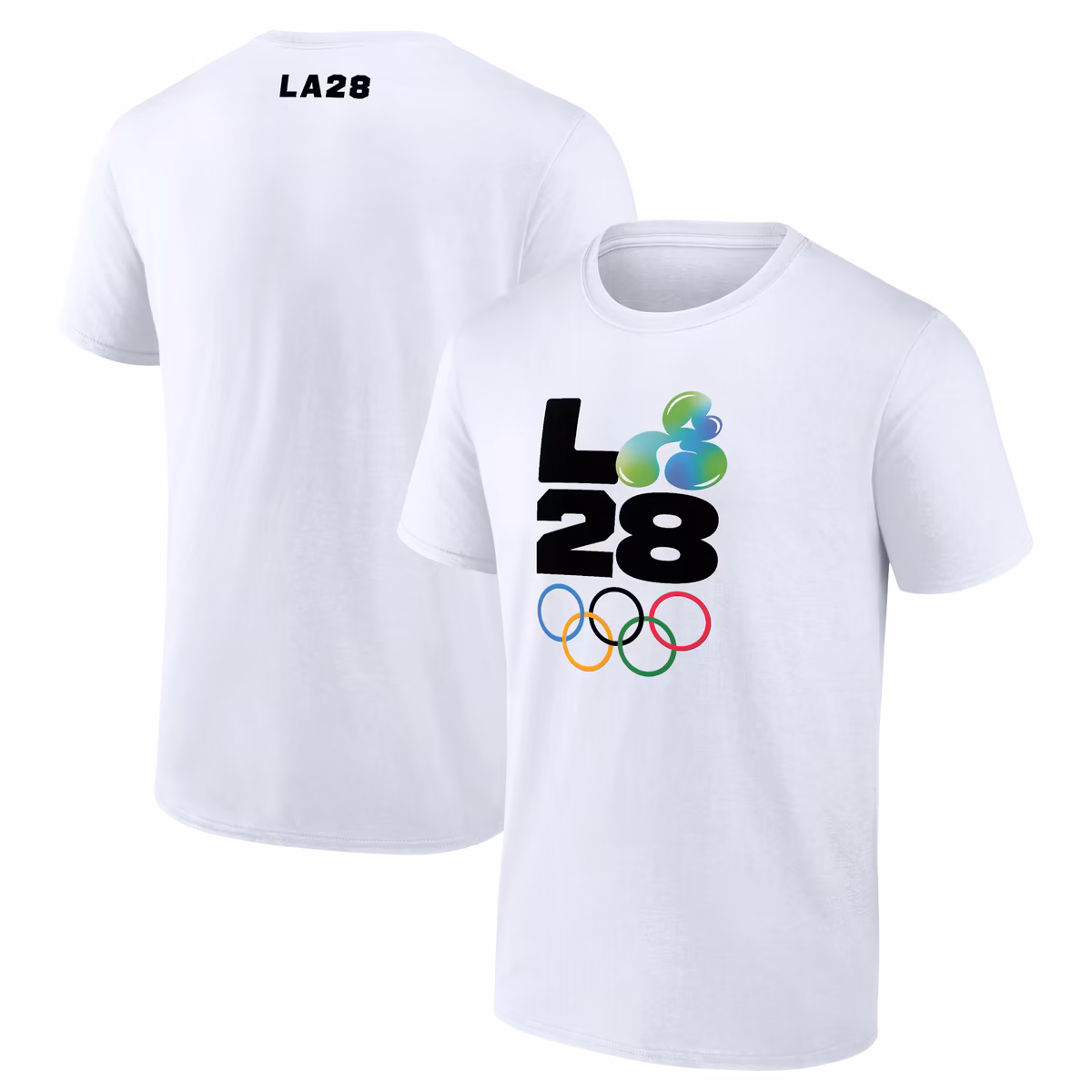 Men's White LA 2028 Summer Olympics Youthful Energy T-Shirt