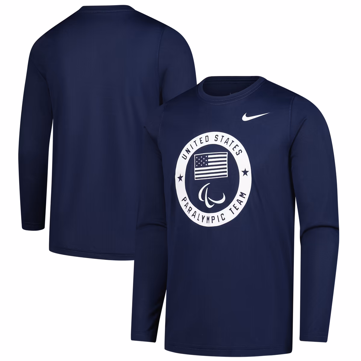 Youth Nike Navy U.S. Paralympics Legend Long Sleeve T-Shirt 7 Youth Nike Navy U.S. Paralympics Legend Long Sleeve T-Shirt