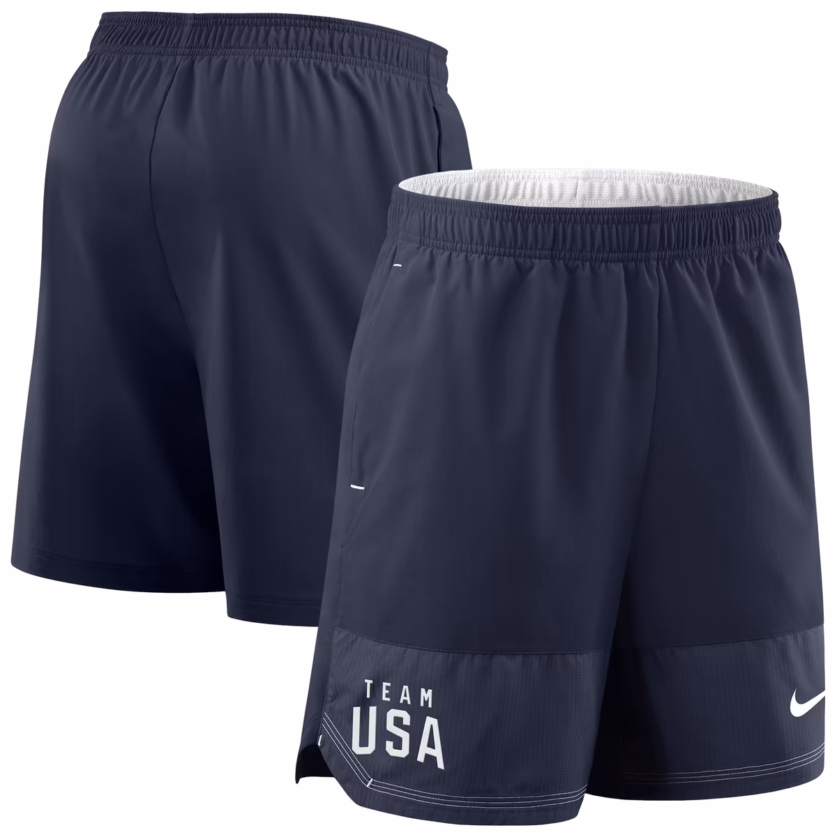 Men's Nike Navy Team USA Dri-FIT Woven Shorts 1 Men's Nike Navy Team USA Dri-FIT Woven Shorts