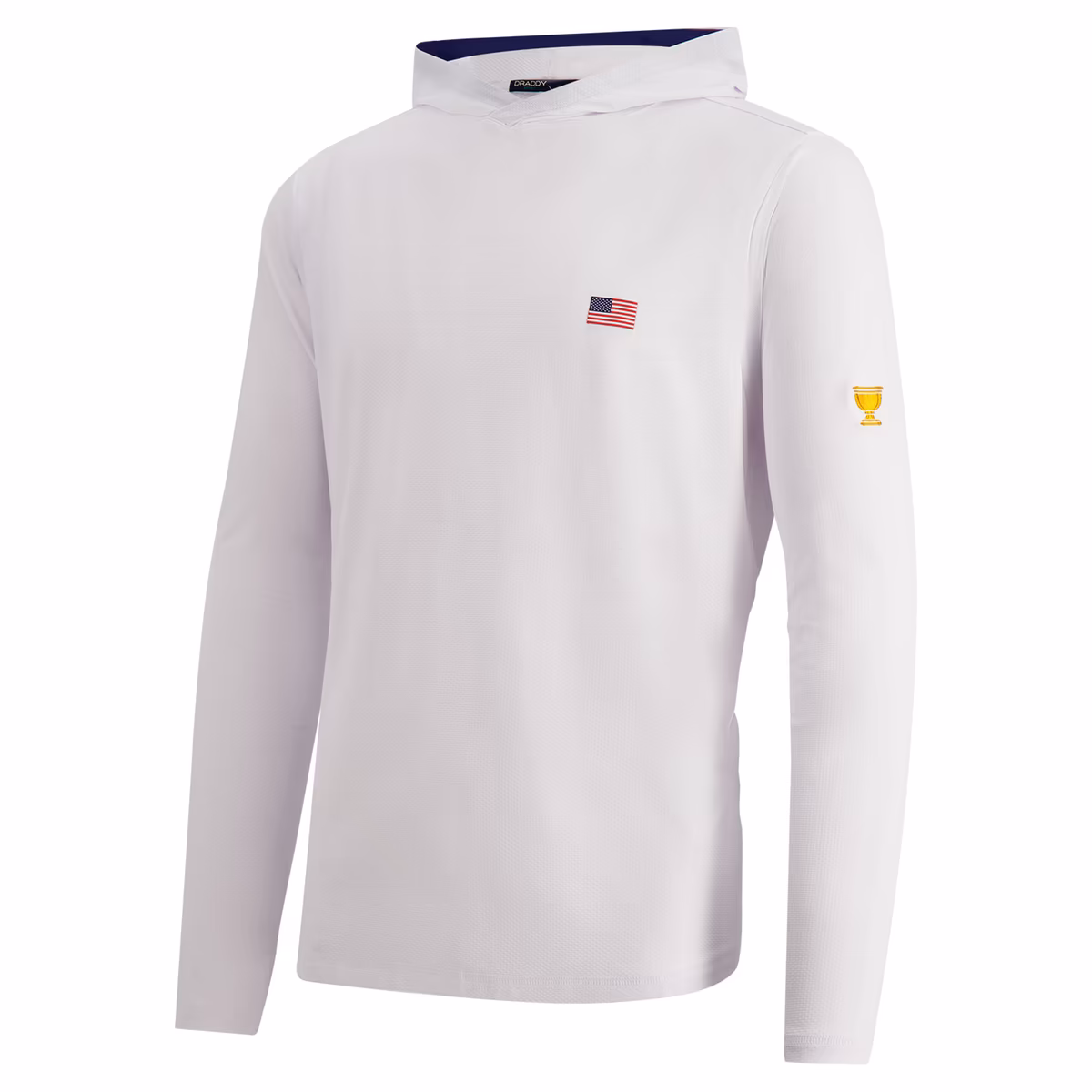 Men's B. Draddy White Team USA 2026 Presidents Cup Cool Olin Lightweight Hoodie 2 Men's B. Draddy White Team USA 2026 Presidents Cup Cool Olin Lightweight Hoodie