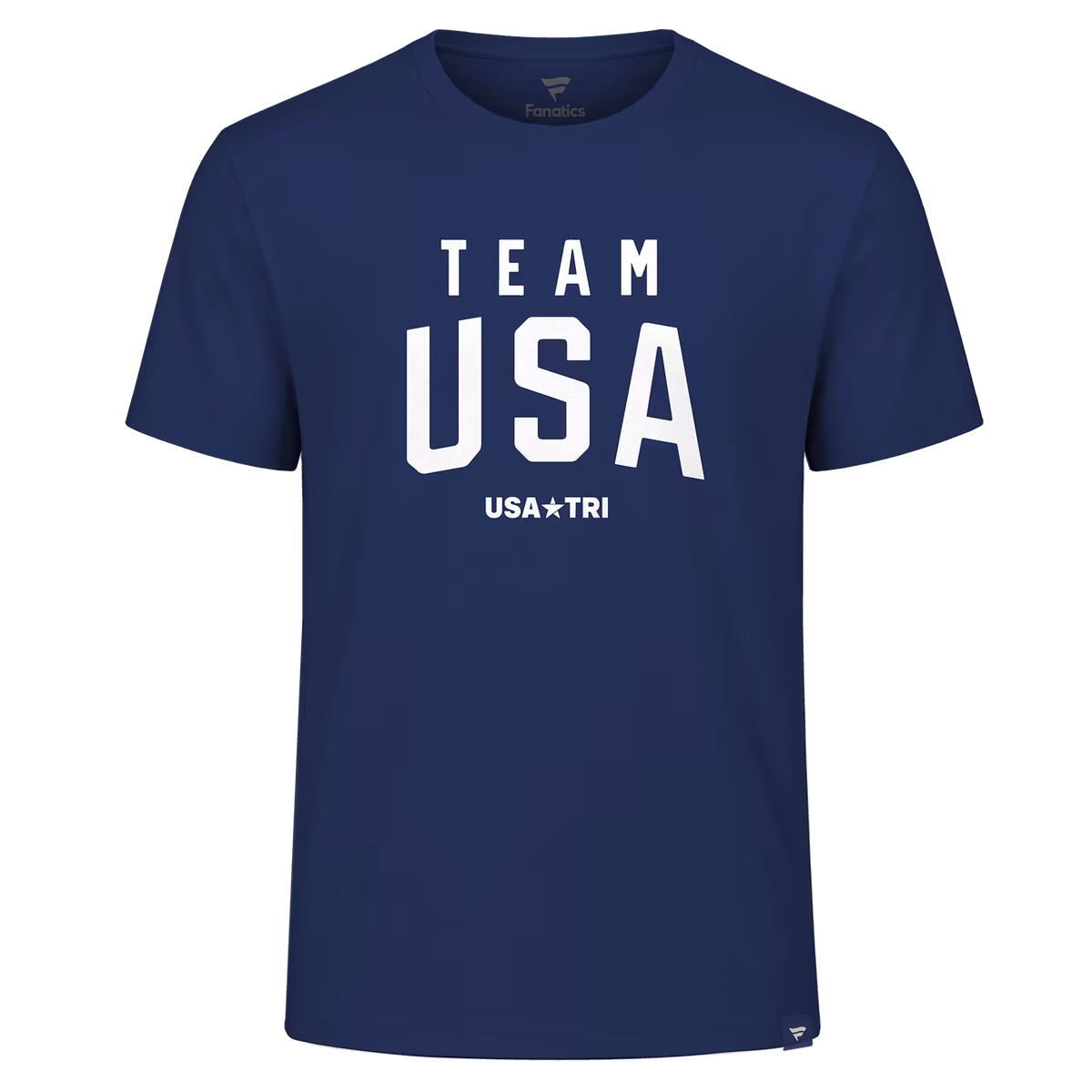 Men's Navy Team USA Summer Games Triathlon T-Shirt 1 Men's Navy Team USA Summer Games Triathlon T-Shirt