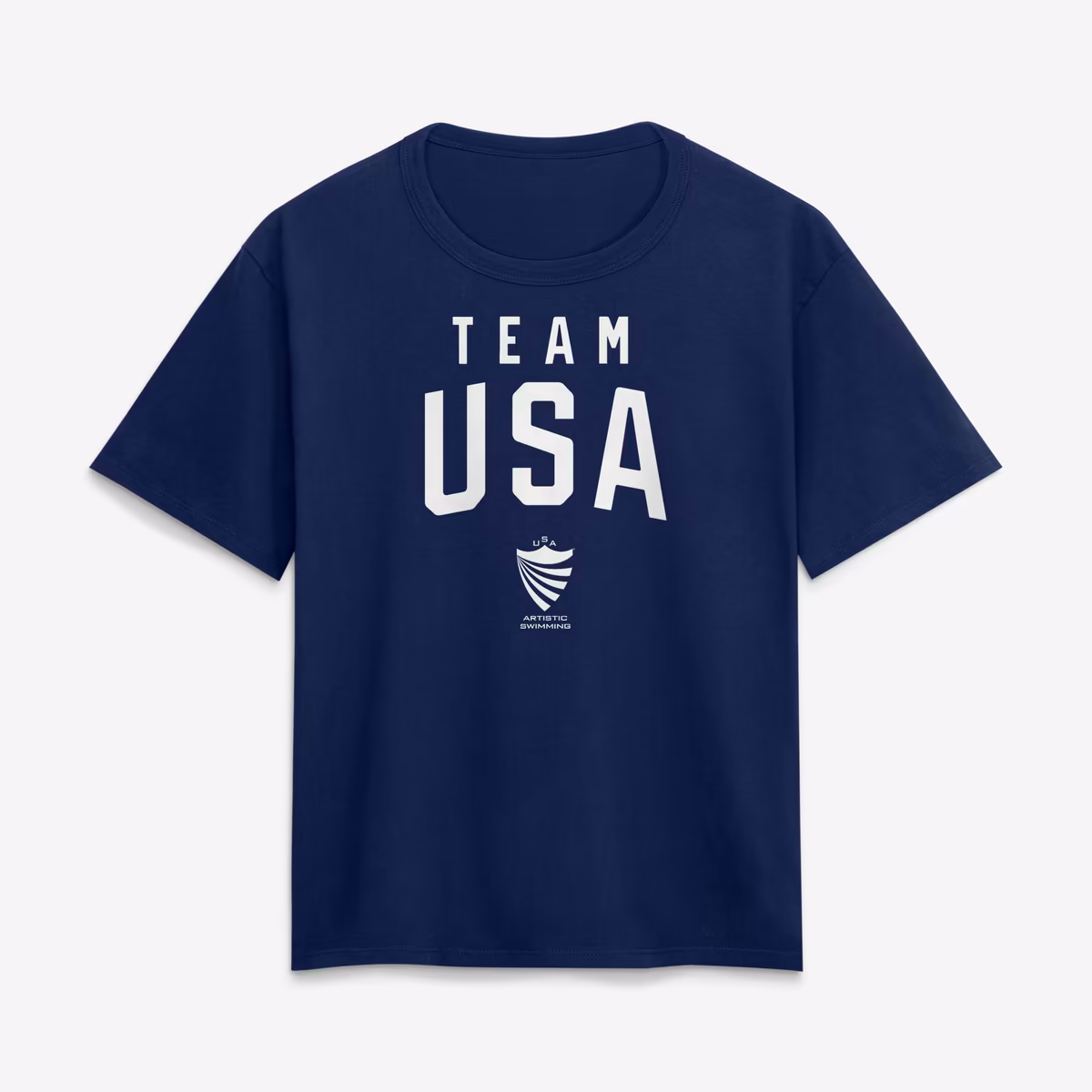 Women's Navy Team USA Summer Games Artistic Swimming T-Shirt 7 Women's Navy Team USA Summer Games Artistic Swimming T-Shirt
