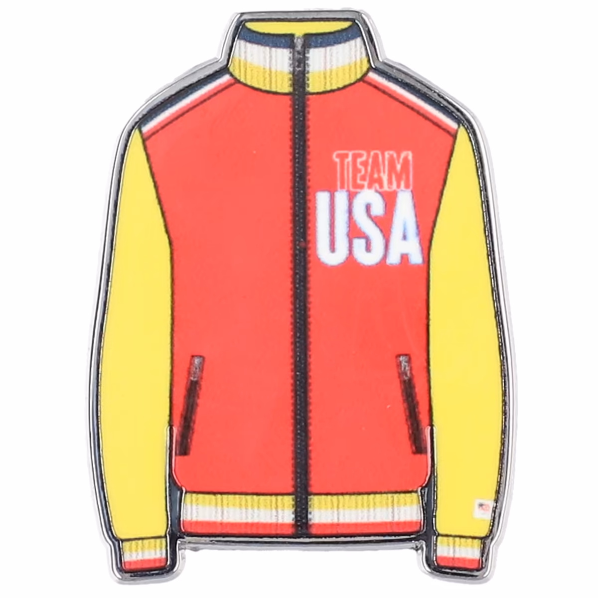 Team USA Sunset Letterman Jacket Lapel Pin