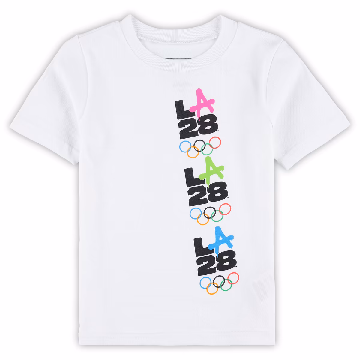 Preschool White LA28 Summer Olympics Repeat T-Shirt