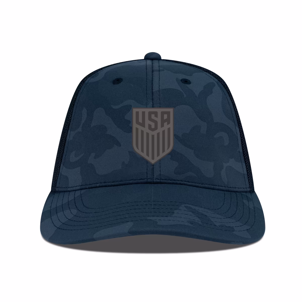 Men's Levelwear Navy/Black USMNT Clash Adjustable Trucker Hat 2 Men's Levelwear Navy/Black USMNT Clash Adjustable Trucker Hat