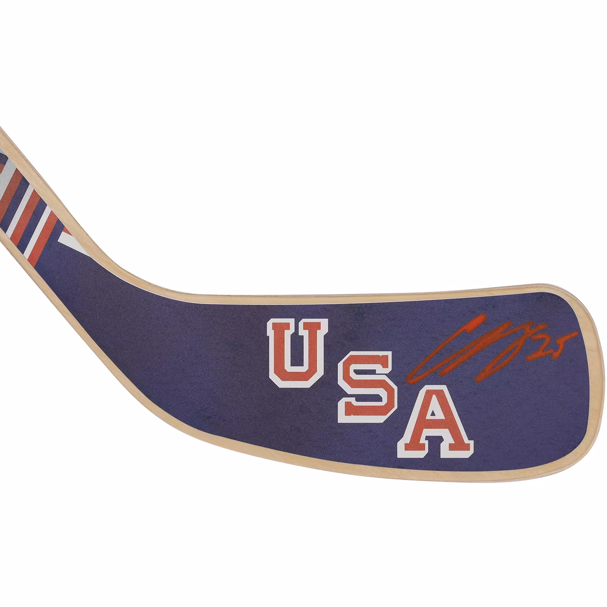 Charlie McAvoy Team USA Autographed 2026 Winter Olympics Mini Wood Stick 3 Charlie McAvoy Team USA Autographed 2026 Winter Olympics Mini Wood Stick