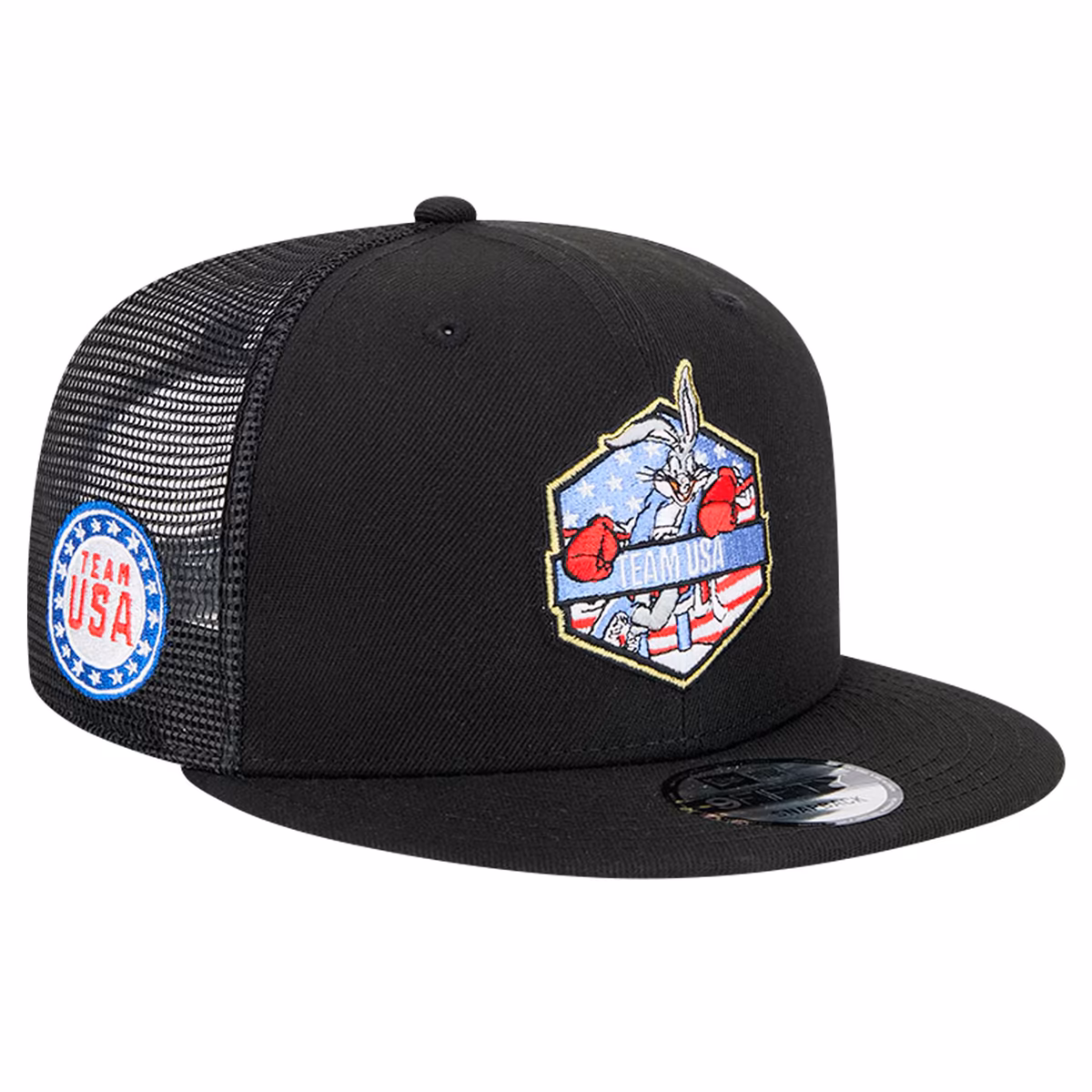 Men's New Era Black Looney Tunes x Team USA Badge 9FIFTY Adjustable Hat 10 Men's New Era Black Looney Tunes x Team USA Badge 9FIFTY Adjustable Hat