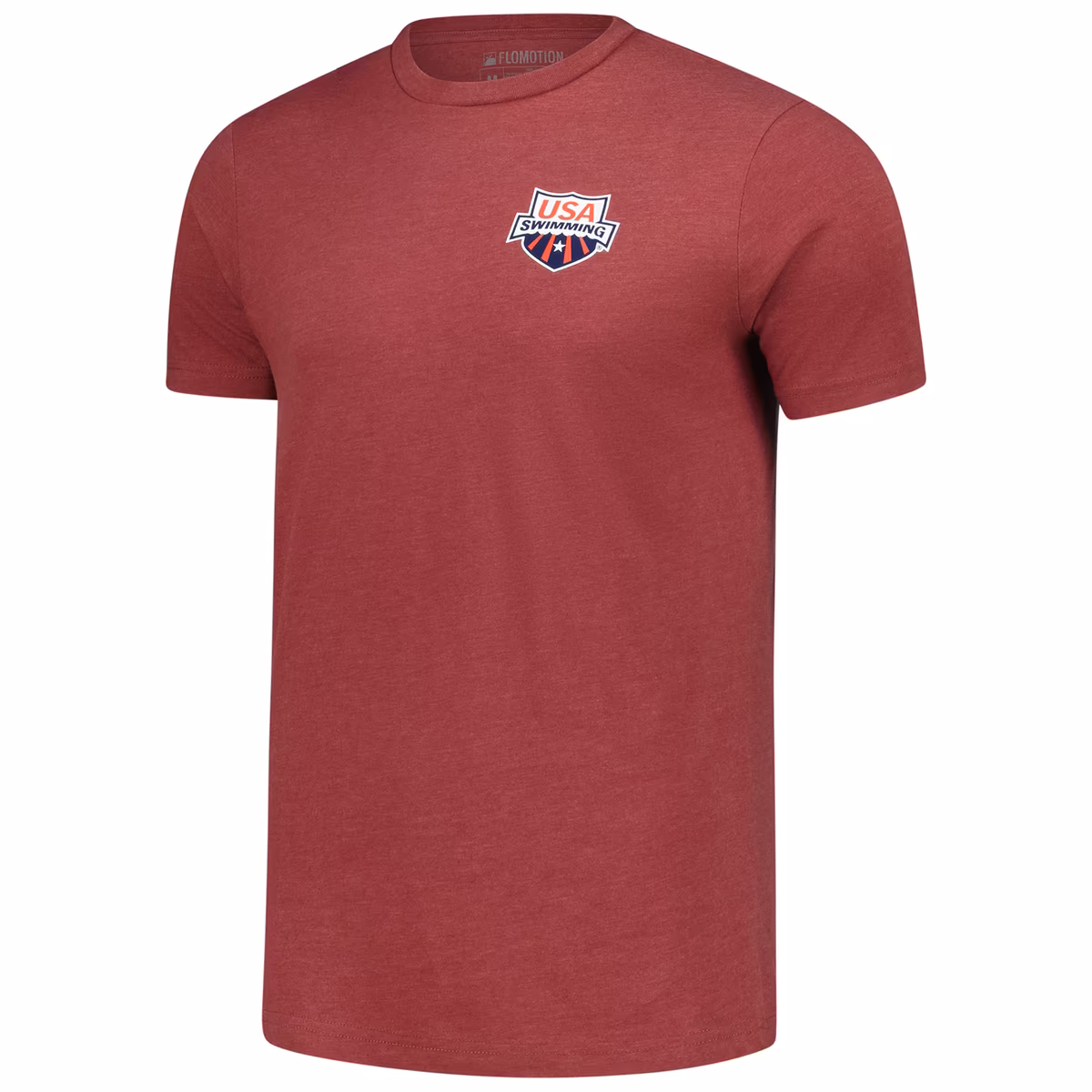 Unisex Flomotion Heather Burgundy USA Swimming Team Eagle Eye Splash T-Shirt 2 Unisex Flomotion Heather Burgundy USA Swimming Team Eagle Eye Splash T-Shirt