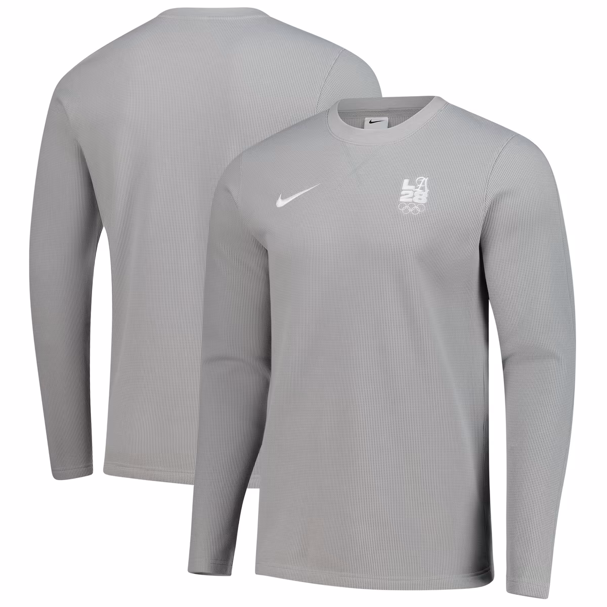 Men's Nike Gray LA28 Summer Olympics Retro Pullover Sweatshirt 1 Men's Nike Gray LA28 Summer Olympics Retro Pullover Sweatshirt