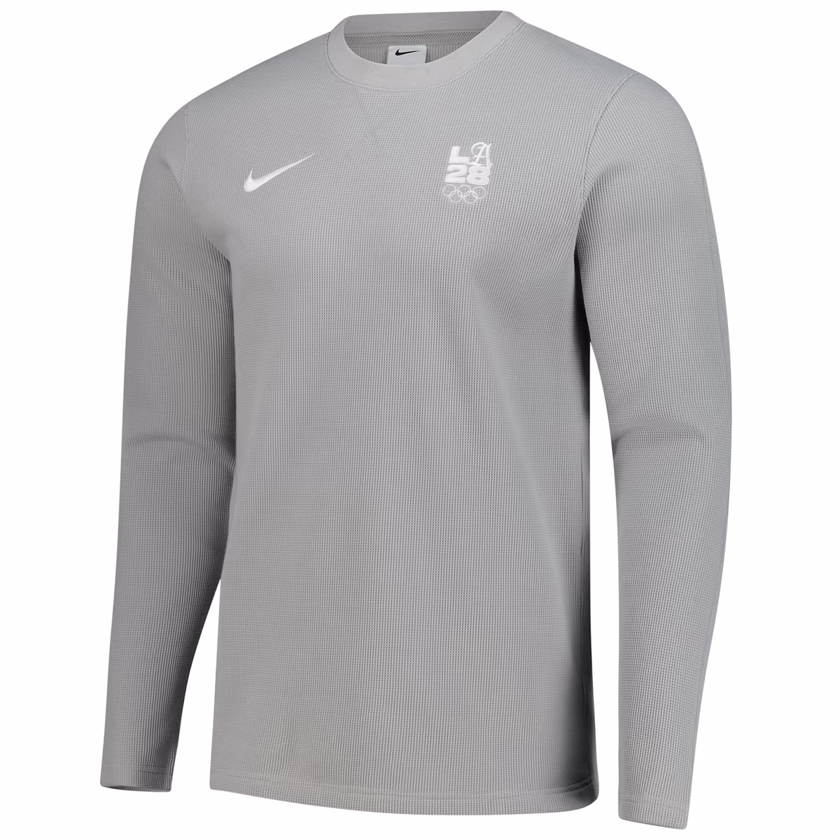 Men's Nike Gray LA28 Summer Olympics Retro Pullover Sweatshirt 2 Men's Nike Gray LA28 Summer Olympics Retro Pullover Sweatshirt