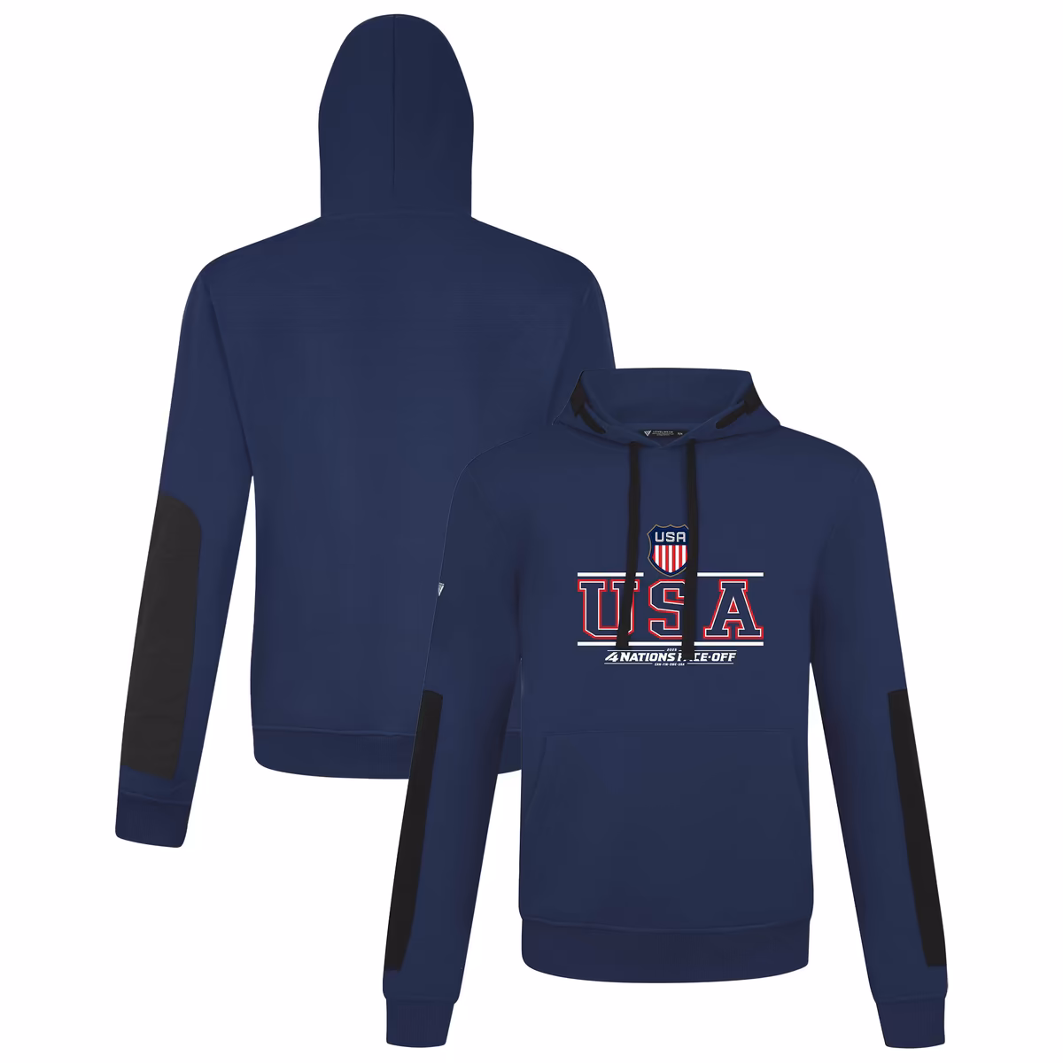 Men's Levelwear Navy USA 2025 4 Nations Face-Off Bombay Pullover Hoodie 2 Men's Levelwear Navy USA 2025 4 Nations Face-Off Bombay Pullover Hoodie