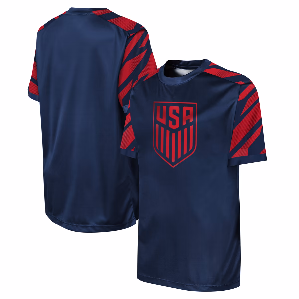 Youth Navy USMNT Winning Tackle T-Shirt