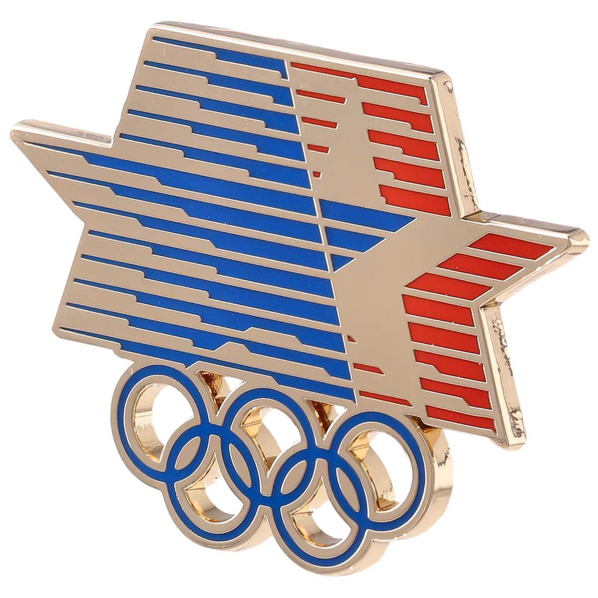 The Heritage Collection Los Angeles 1984 Olympic Games Heritage Gold Star Logo Pin