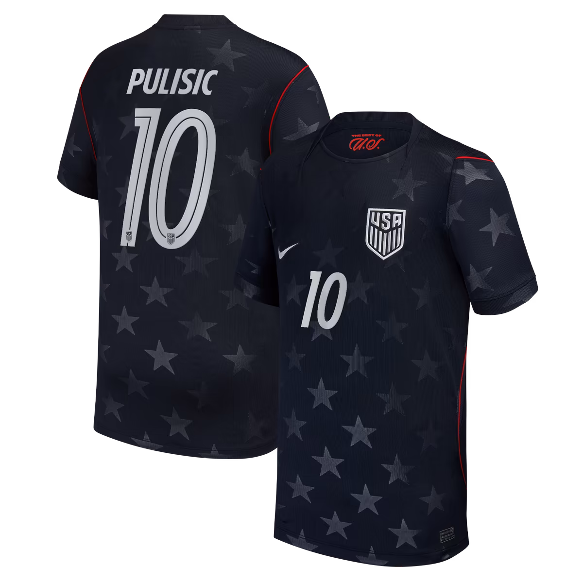 Youth Nike Christian Pulisic Blue USMNT 2026 Away Stadium Replica Jersey 7 Youth Nike Christian Pulisic Blue USMNT 2026 Away Stadium Replica Jersey