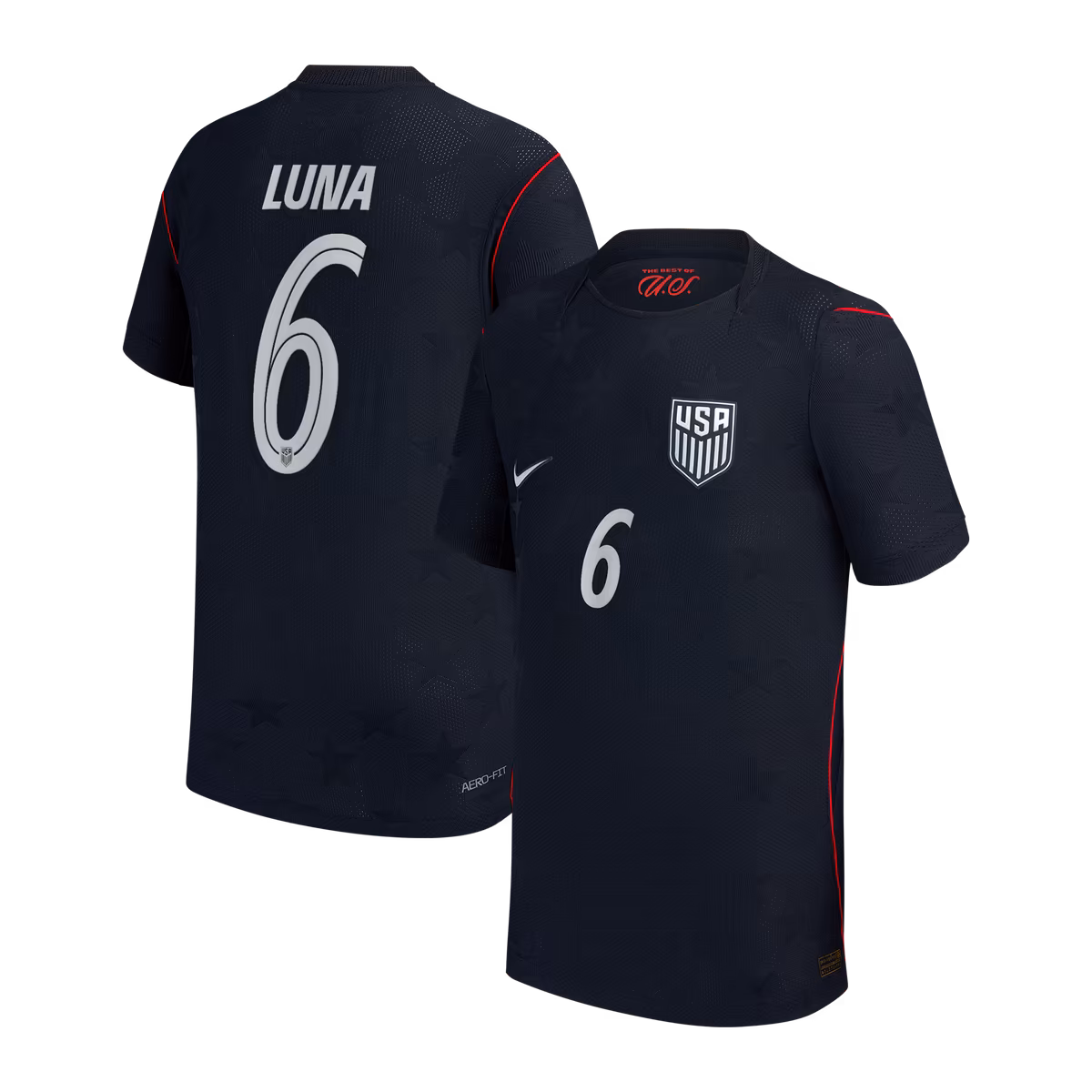 Youth Nike Diego Luna Blue USMNT 2026/27 Away Match Authentic Jersey 1 Youth Nike Diego Luna Blue USMNT 2026/27 Away Match Authentic Jersey