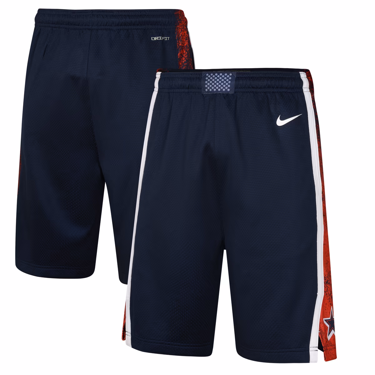 Youth Nike Navy USA Basketball 2024 Summer Olympics Swingman Shorts