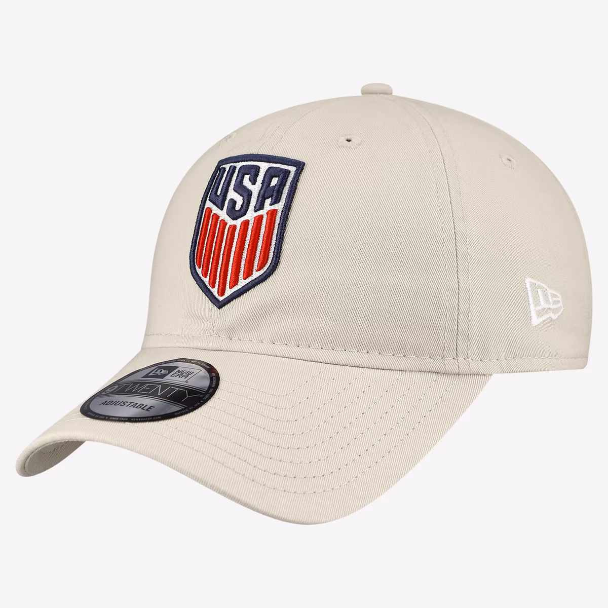 Men's New Era Tan USMNT Primary 9TWENTY Adjustable Hat