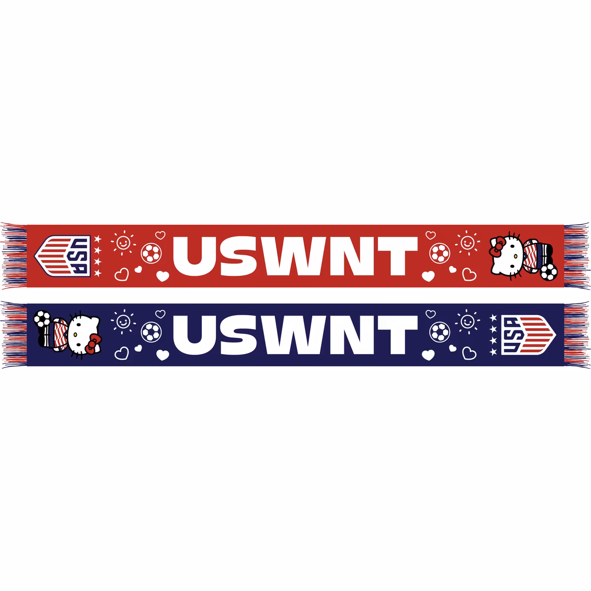 USWNT Hello Kitty Doodle Scarf 1 USWNT Hello Kitty Doodle Scarf