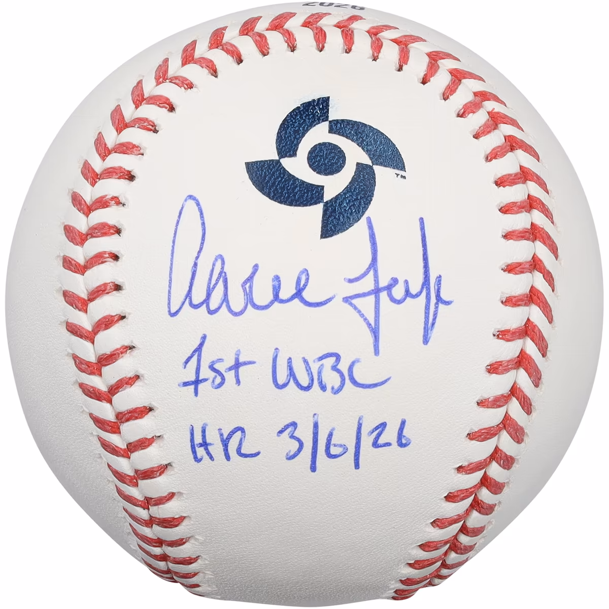 Aaron Judge USA Baseball Autographed 2026 World Baseball Classic Baseball with "1st WBC HR 3/6/26" Inscription - Limited Edition of 10