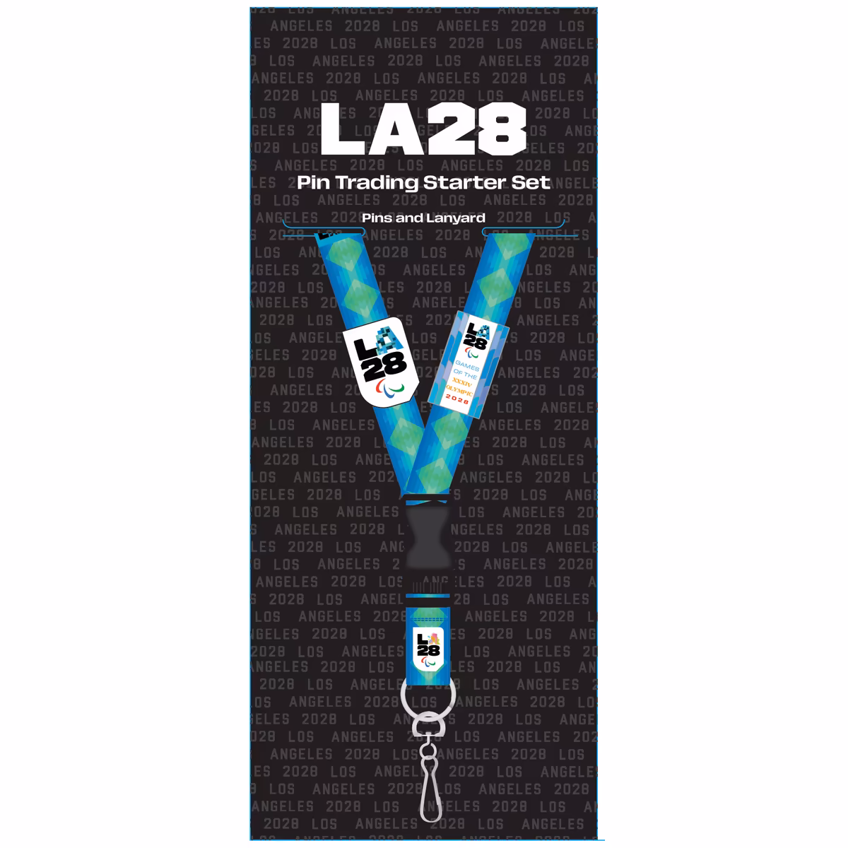 LA28 Superbloom Collection Bluebell Paralympics Lanyard & Pins Starter Set 2 LA28 Superbloom Collection Bluebell Paralympics Lanyard & Pins Starter Set