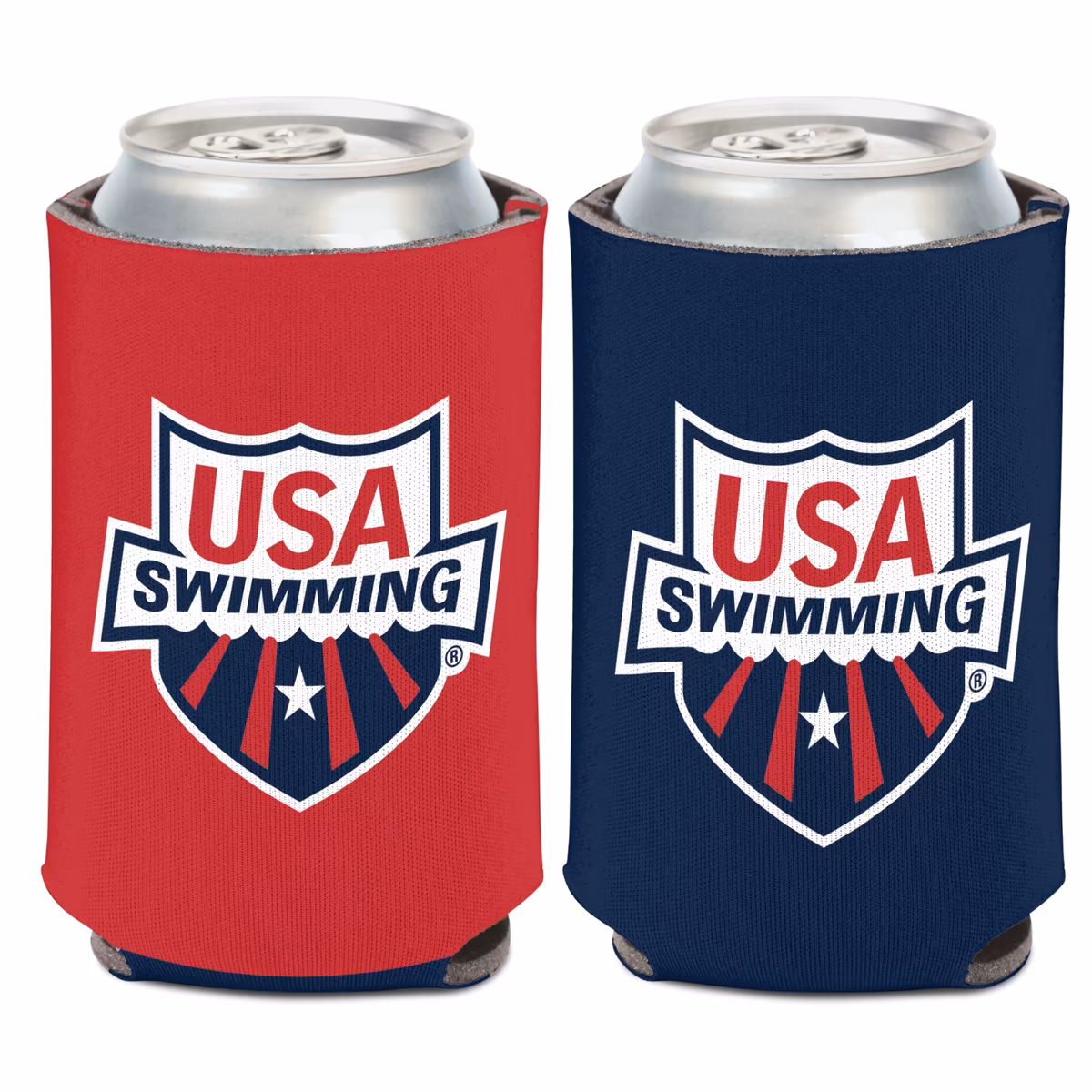 WinCraft Navy/Red USA Swimming 12oz. Can Cooler 3 WinCraft Navy/Red USA Swimming 12oz. Can Cooler