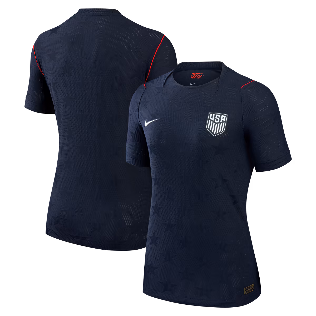 Women's Nike Blue USMNT 2026 Away Match Authentic Jersey 1 Women's Nike Blue USMNT 2026 Away Match Authentic Jersey