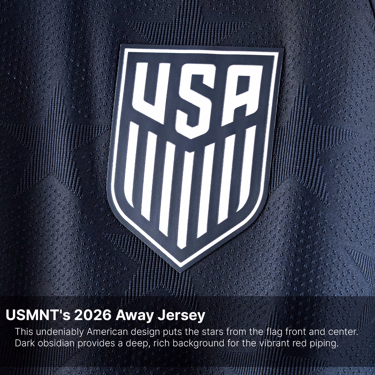 Women's Nike Blue USMNT 2026 Away Match Authentic Jersey 4 Women's Nike Blue USMNT 2026 Away Match Authentic Jersey