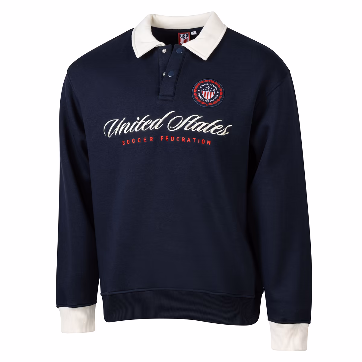 Men's Sport Design Sweden Navy USMNT Classic Rugger Sweatshirt 2 Men's Sport Design Sweden Navy USMNT Classic Rugger Sweatshirt
