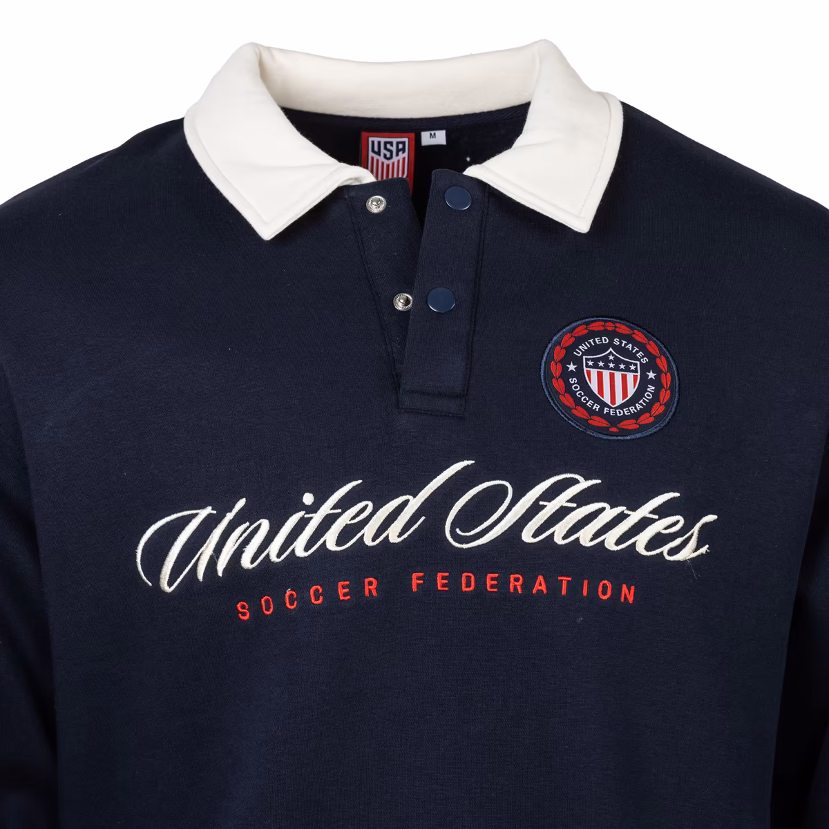 Men's Sport Design Sweden Navy USMNT Classic Rugger Sweatshirt 4 Men's Sport Design Sweden Navy USMNT Classic Rugger Sweatshirt