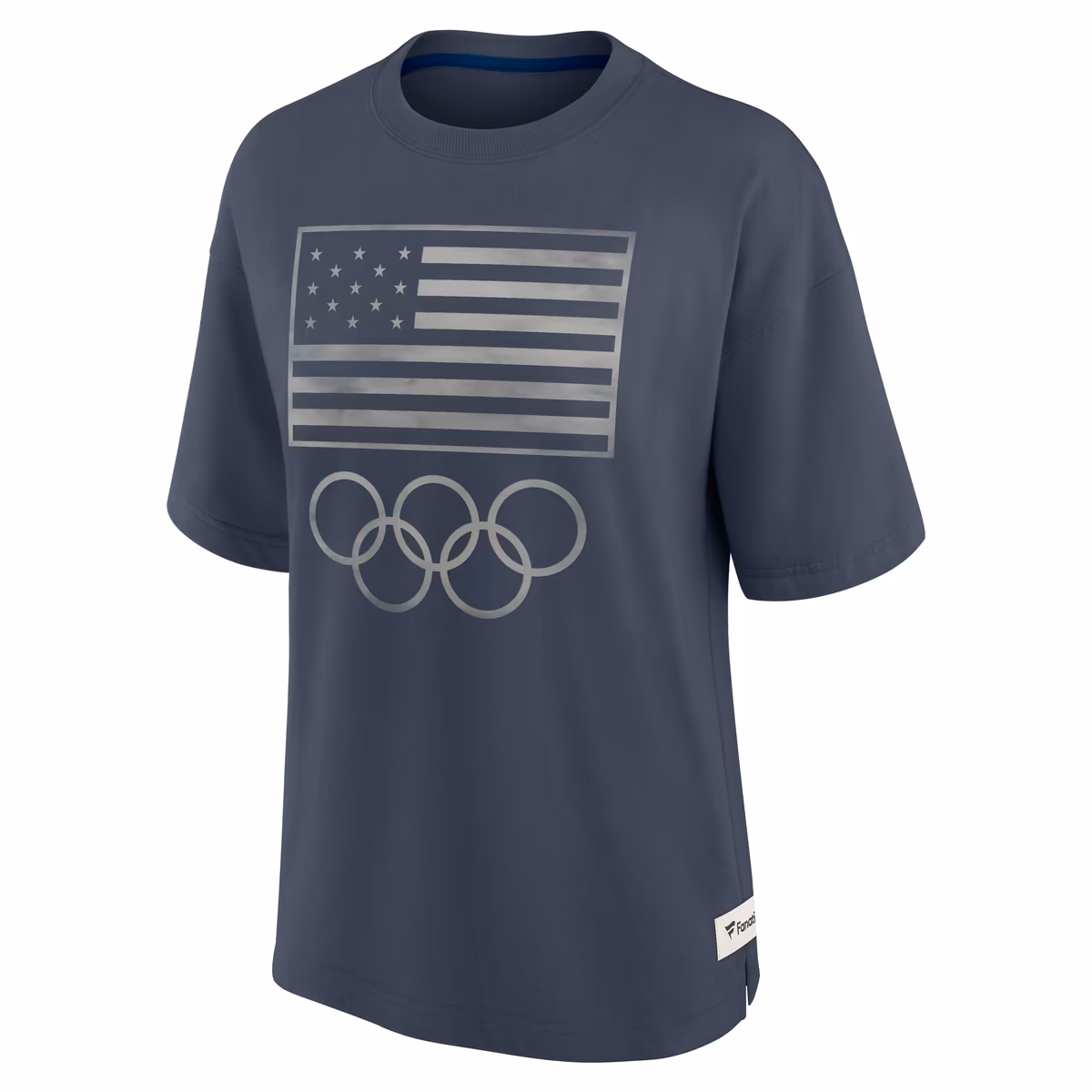 Women's Fanatics Navy Team USA Raw Edge Elements T-Shirt 2 Women's Fanatics Navy Team USA Raw Edge Elements T-Shirt