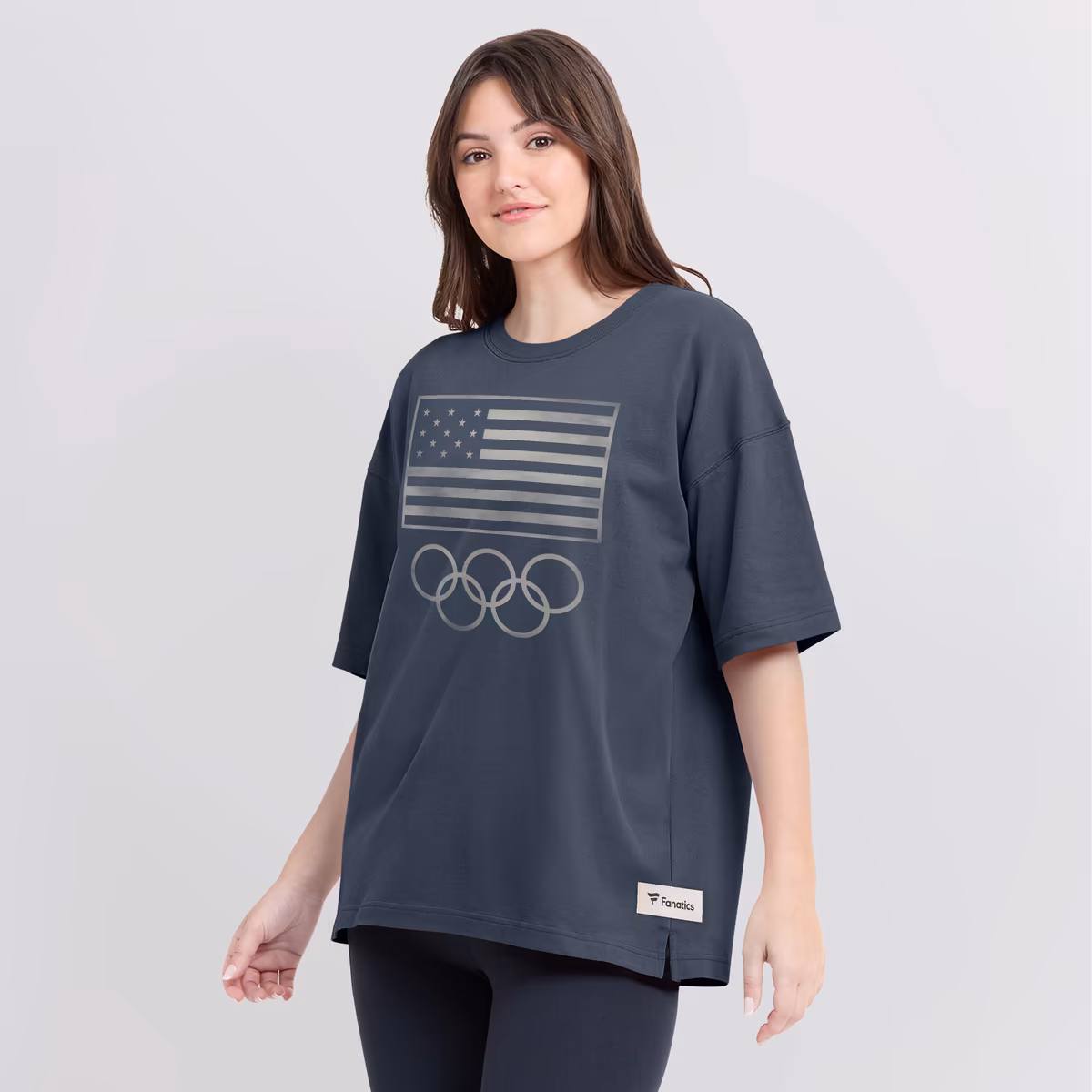 Women's Fanatics Navy Team USA Raw Edge Elements T-Shirt 4 Women's Fanatics Navy Team USA Raw Edge Elements T-Shirt