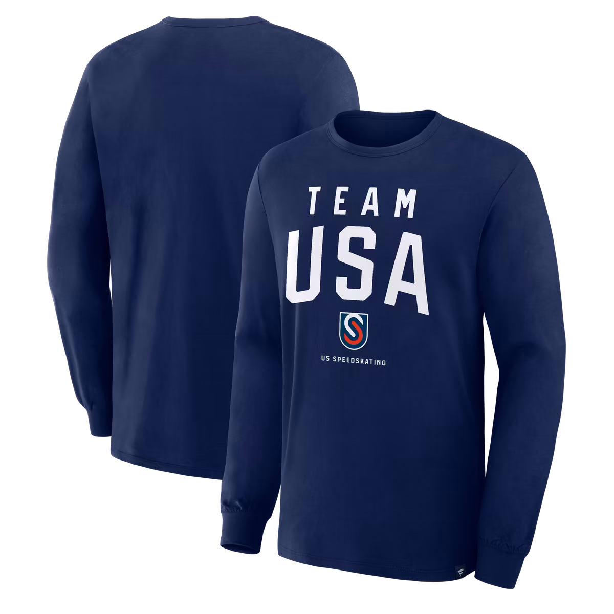 Men's Navy Team USA Prime Speedskating Legacy Long Sleeve T-Shirt 1 Men's Navy Team USA Prime Speedskating Legacy Long Sleeve T-Shirt