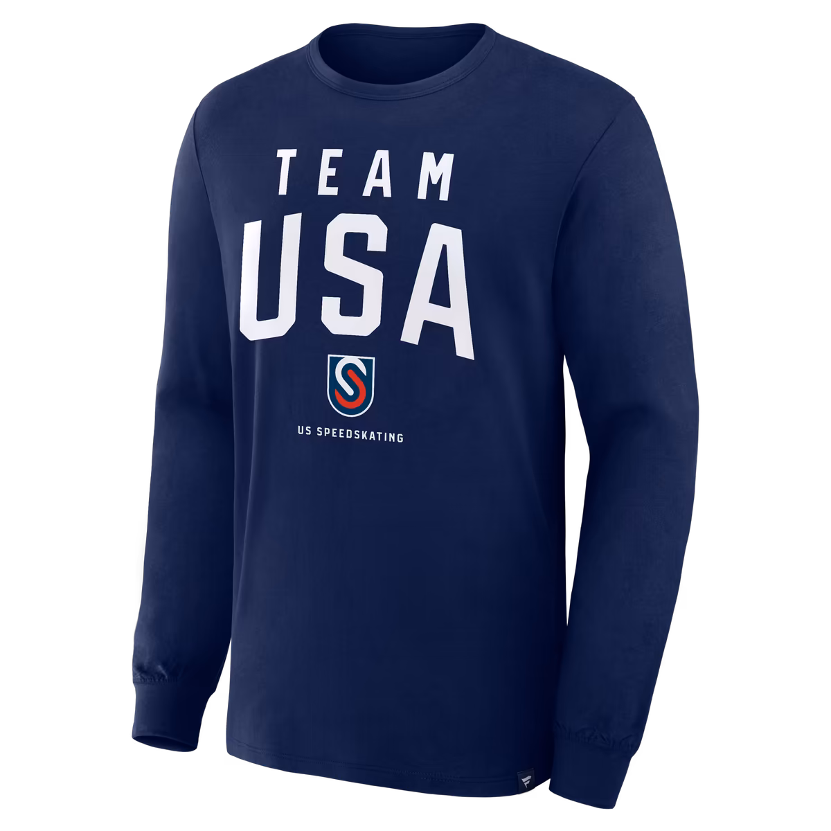 Men's Navy Team USA Prime Speedskating Legacy Long Sleeve T-Shirt 2 Men's Navy Team USA Prime Speedskating Legacy Long Sleeve T-Shirt