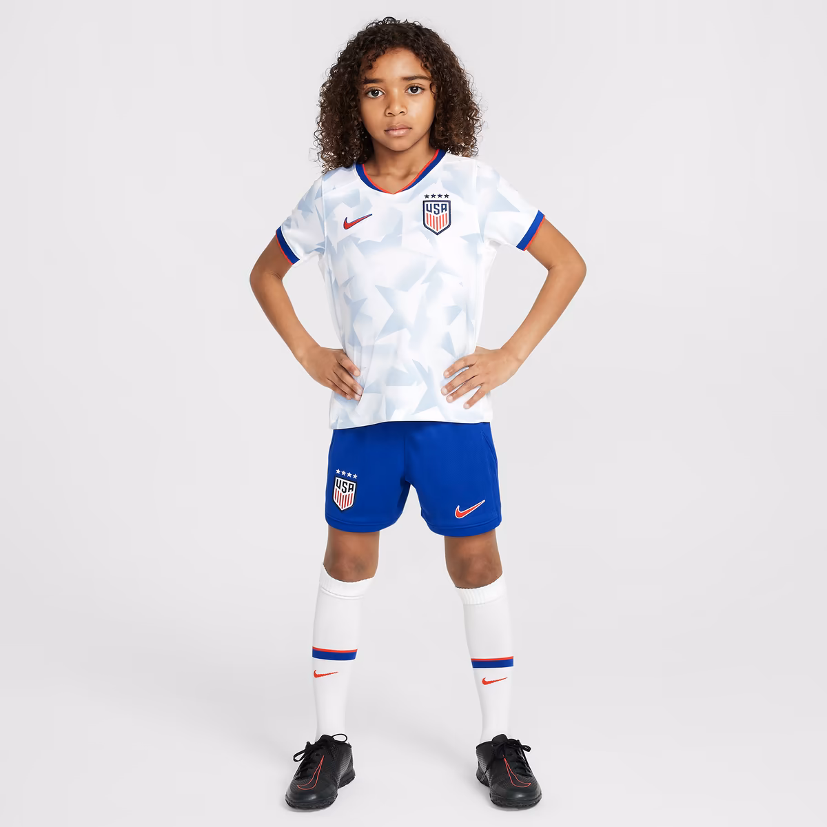 Preschool Nike White USWNT 2025 Home Replica Stadium Kit Set