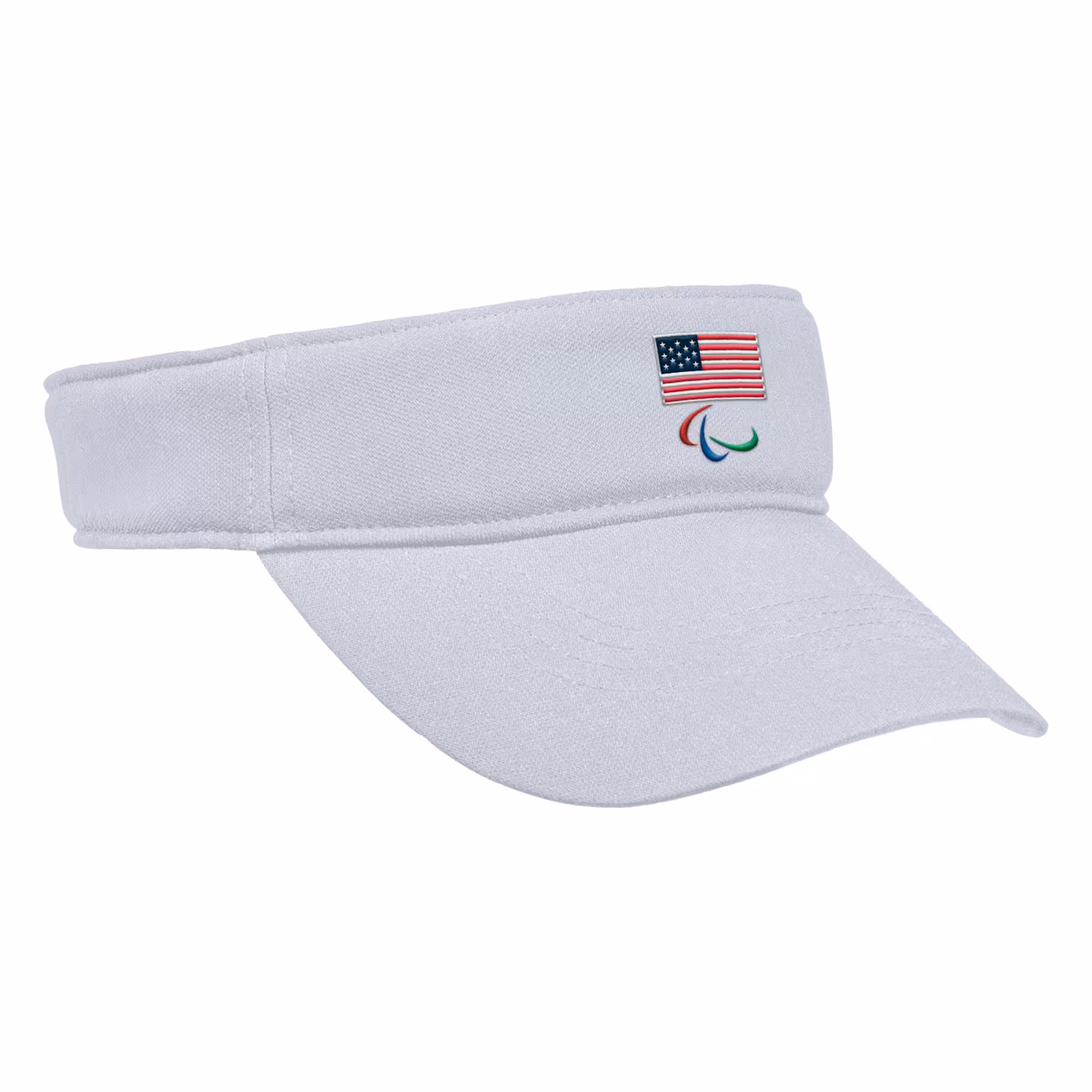 Men's Nike White U.S. Paralympics Ace Performance Adjustable Visor 2 Men's Nike White U.S. Paralympics Ace Performance Adjustable Visor