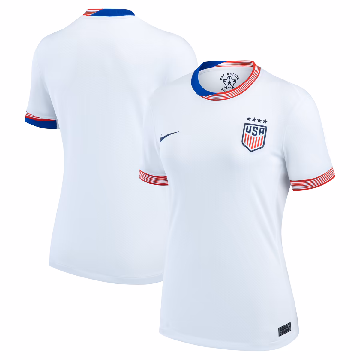 Women's Nike  White USWNT 2024 Home Stadium Replica Jersey