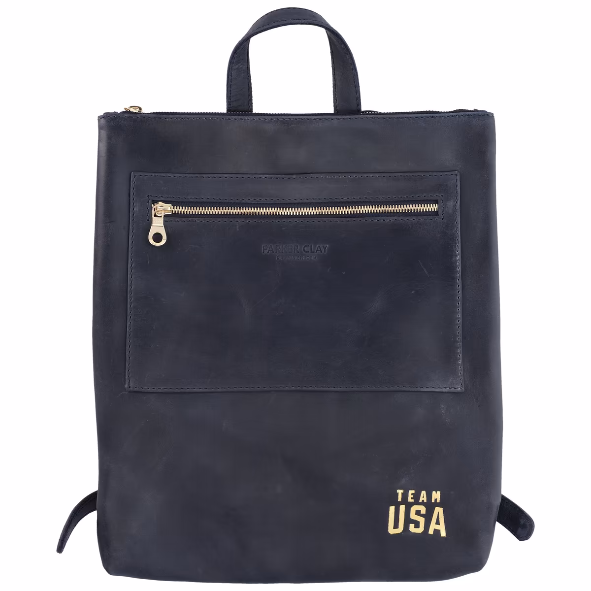 Parker Clay Navy Team USA Miramar Leather Backpack 1 Parker Clay Navy Team USA Miramar Leather Backpack