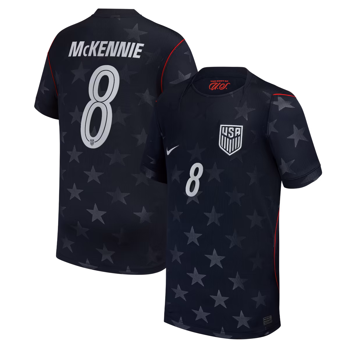 Youth Nike Weston McKennie Blue USMNT 2026 Away Stadium Replica Jersey 1 Youth Nike Weston McKennie Blue USMNT 2026 Away Stadium Replica Jersey