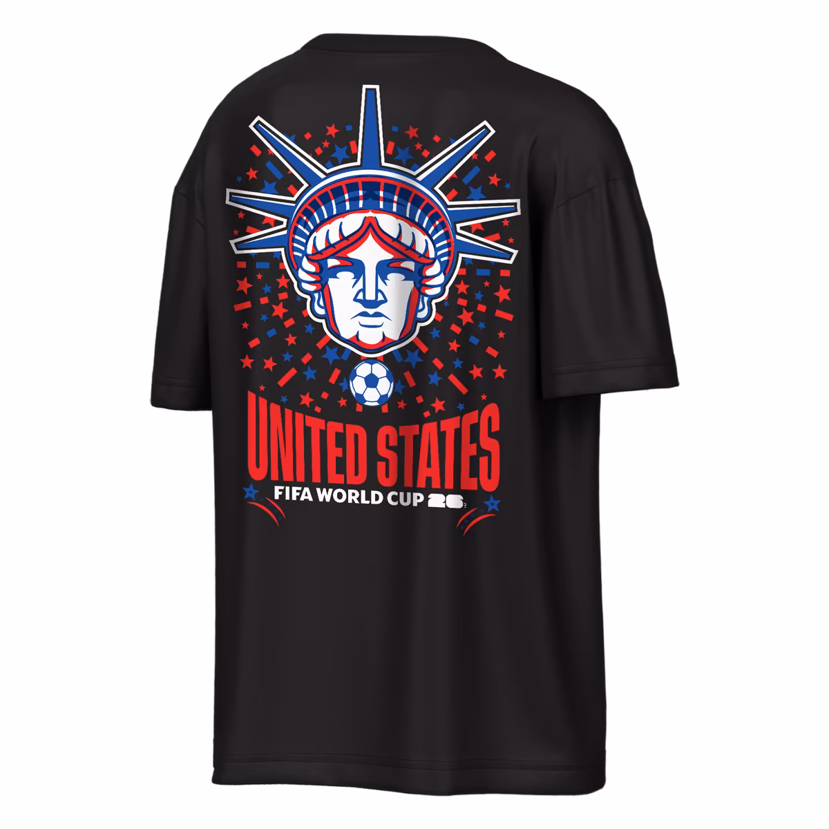 Men's Outerstuff Black FIFA World Cup 2026 Rally Oversized T-Shirt 3 Men's Outerstuff Black FIFA World Cup 2026 Rally Oversized T-Shirt