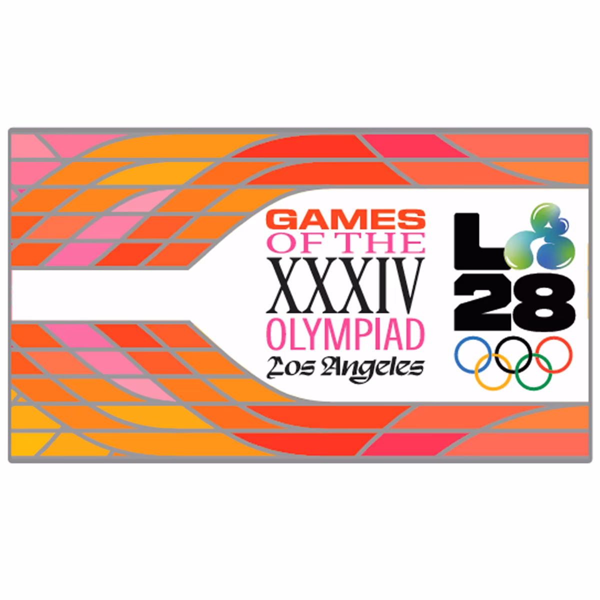 LA28 Superbloom Collection Poppy Olympiad Pin