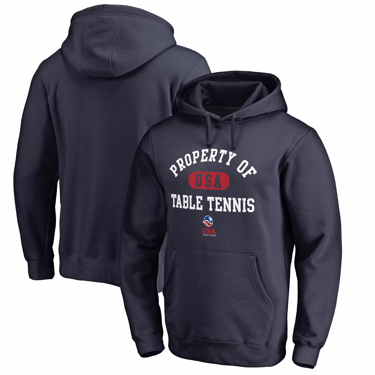 Men's Navy USA Table Tennis Property Of Pullover Hoodie