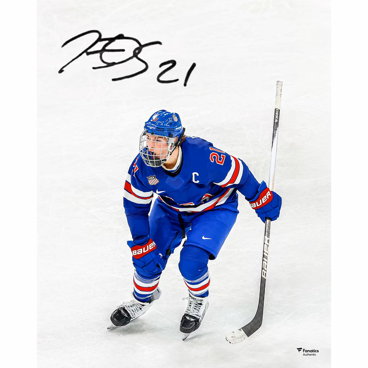 Hilary Knight Team USA Autographed 16" x 20" 2026 Winter Olympics Gold Medal Winner Celebration Photograph