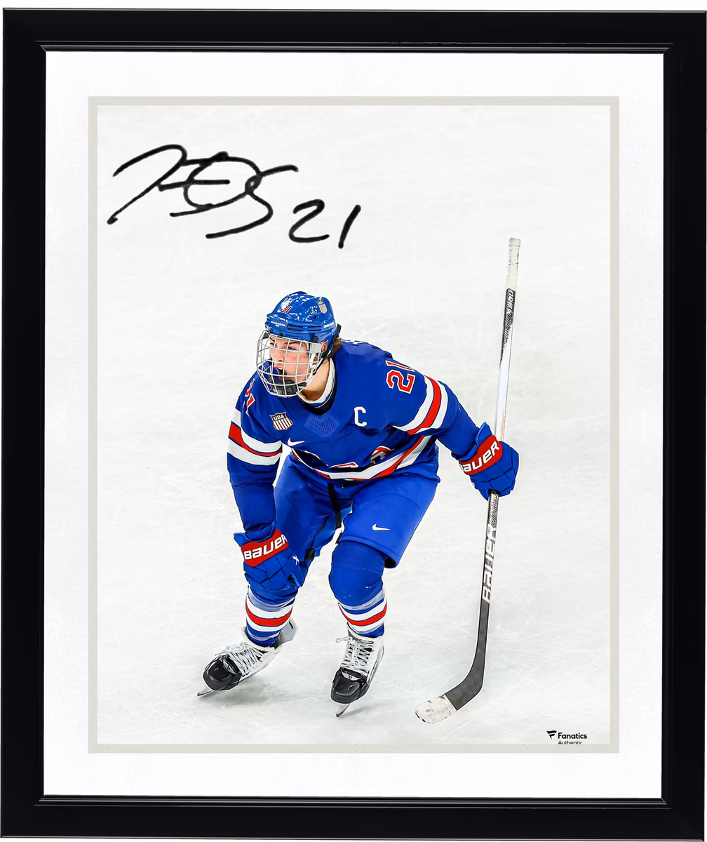 Hilary Knight Team USA Autographed 16" x 20" 2026 Winter Olympics Gold Medal Winner Celebration Photograph