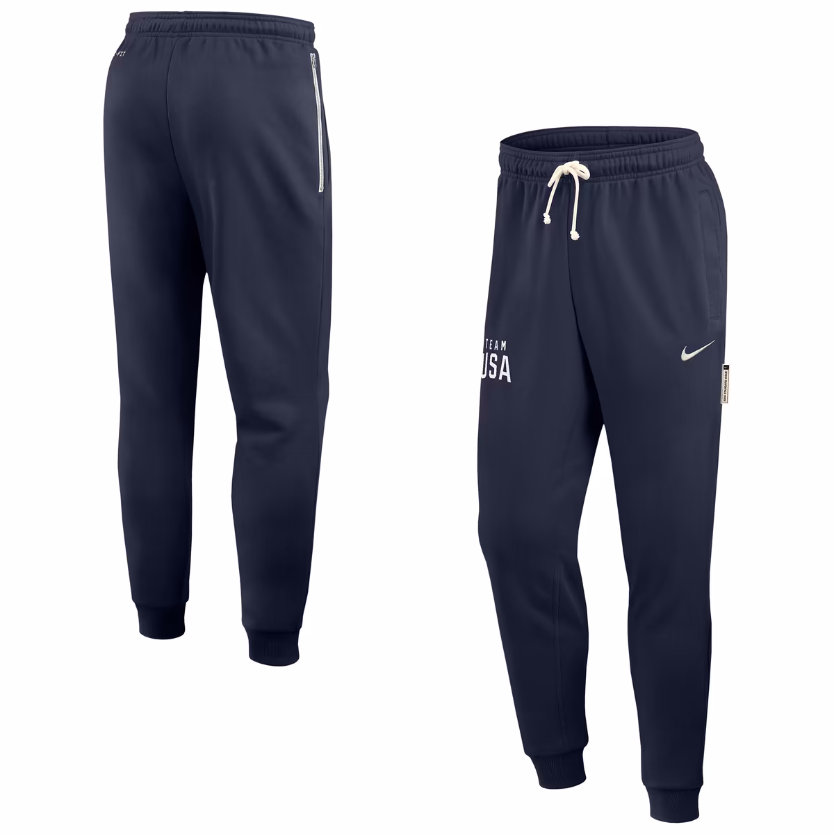 Men's Nike Navy Team USA Standard Issue Dri-FIT Taper Sweatpants