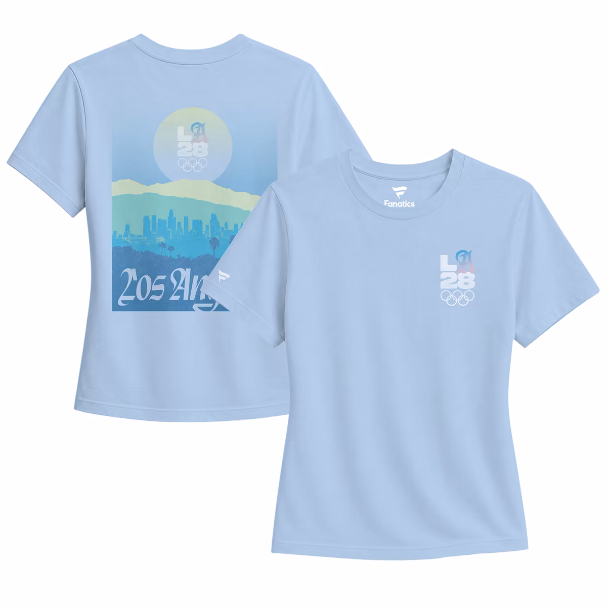 Women's Fanatics Light Blue LA28 Bluebell Collection T-Shirt