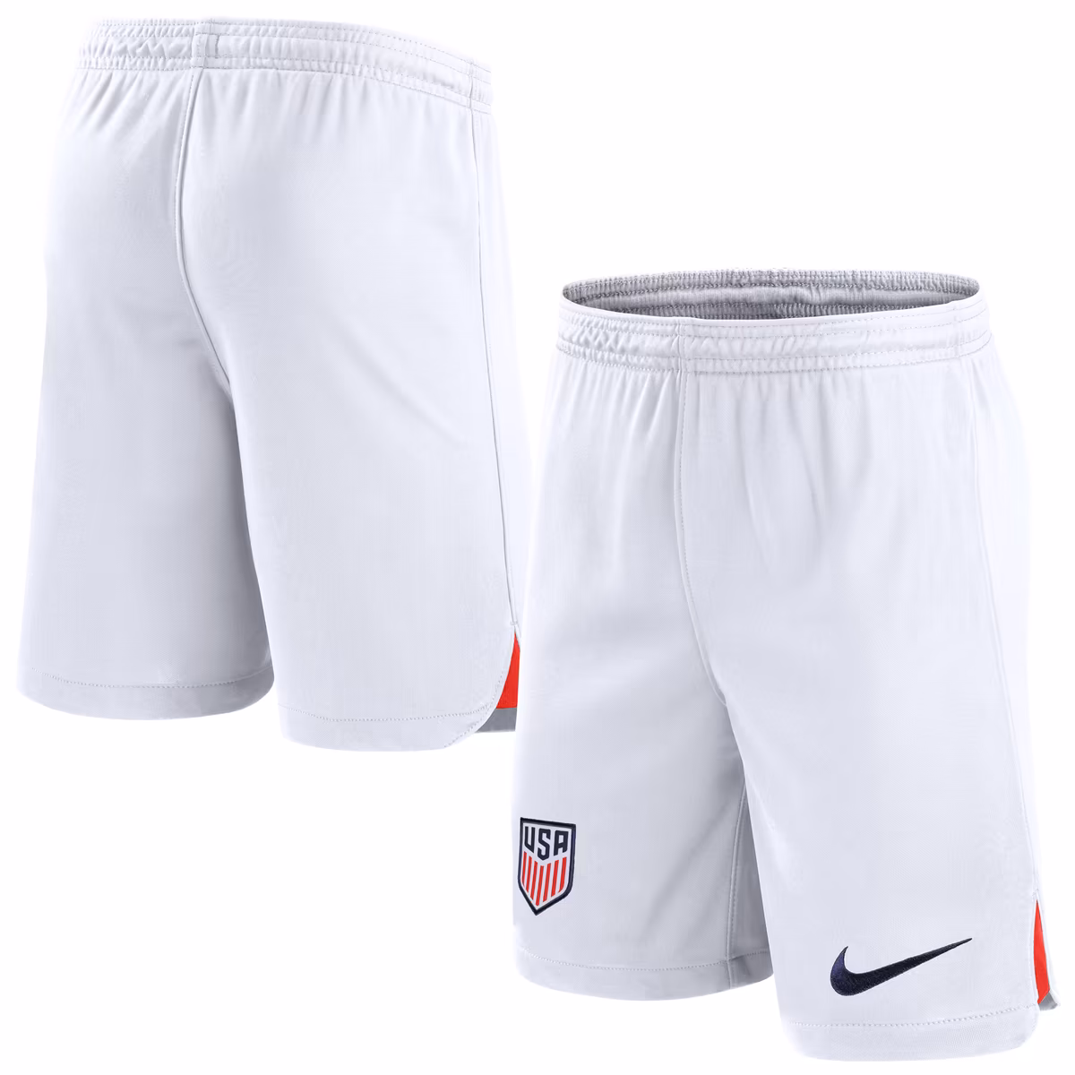 Youth Nike White USMNT Stadium Replica Shorts 11 Youth Nike White USMNT Stadium Replica Shorts