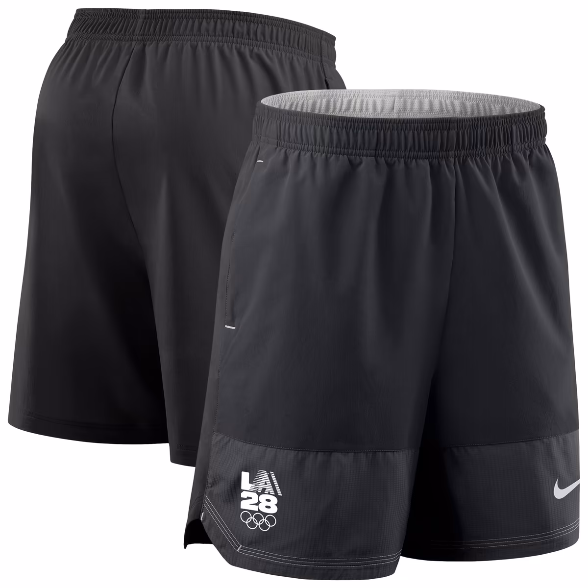 Men's Nike Black LA28 Summer Olympics Woven Dri-FIT Shorts 15 Men's Nike Black LA28 Summer Olympics Woven Dri-FIT Shorts