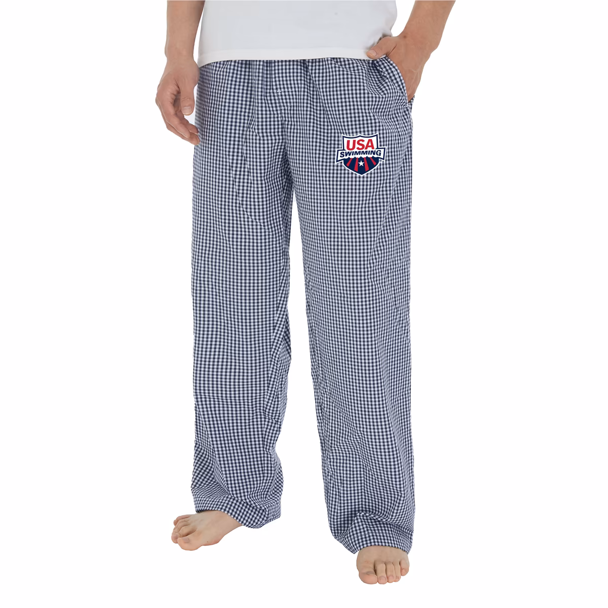 Men's Concepts Sport Navy/White USA Swimming Tradition Woven Pants